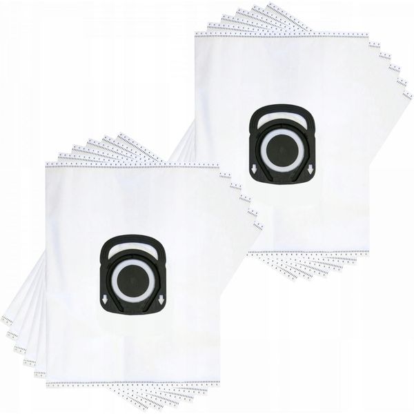 Sillar SIL1000 12× Sacchetti Sintetici Per Aspirapolvere - Compatibili Con Rowenta/Tefal Silence Force, Compact Power, X-Trem Power - 3 Veli-image