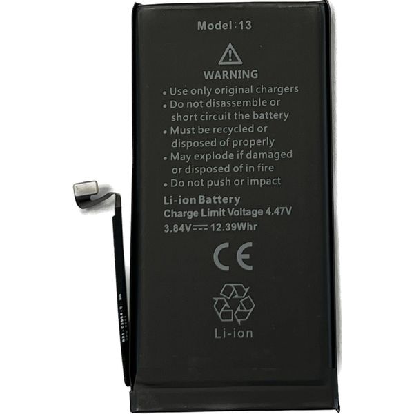 Tradebit Batteria Di Ricambio Compatibile Con Apple Iphone 13 - Li-Ion - 3227 Mah-image