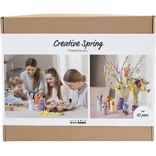 Creativ Company Set Artigianale Mega Creativo Scatola Primavera Colori Decorazione-image