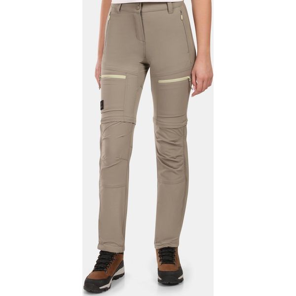 Pantaloni Outdoor Donna 2 In 1 Kilpi HOSIO-W, Khaki, Taglia 38-image