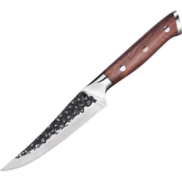 Coltello Da Cucina In Damasco TE-37520 - Bistecca/Marrone KP37520-image