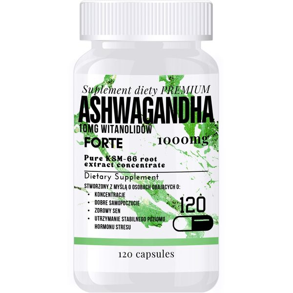 1000Mg Ashwagandha Ksm-66 Forte Stress Sonno Concentrazione Fatica Max 120Tab-image