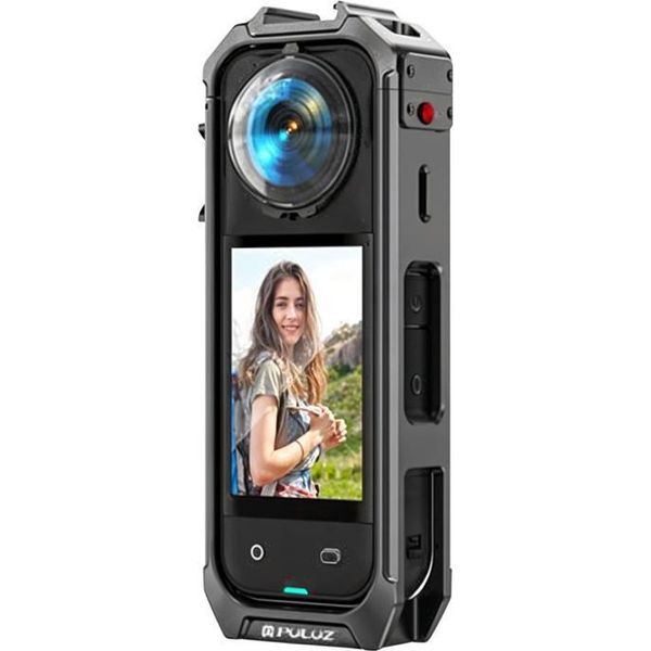 Puluz Puluz Metal Protective Case With Lens Cover For Insta360 X5-image
