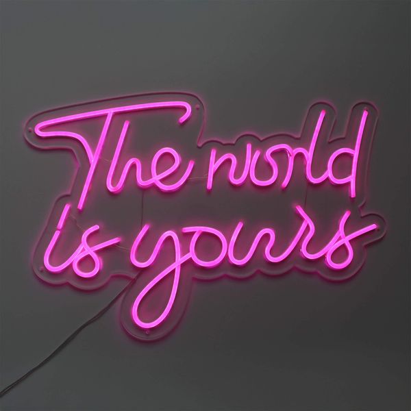 Insegne Led The World Is Yours-image