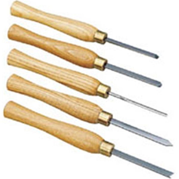 Set Di Utensili Per Tornio Proxxon In Hss Da 5 Pezzi In Scatola Di Legno-image