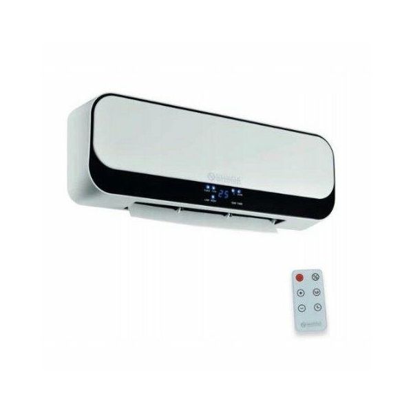 Olimpia Splendid Riscaldatore Elettrico Ventilatore 2000W Nero E Bianco Da Parete-image