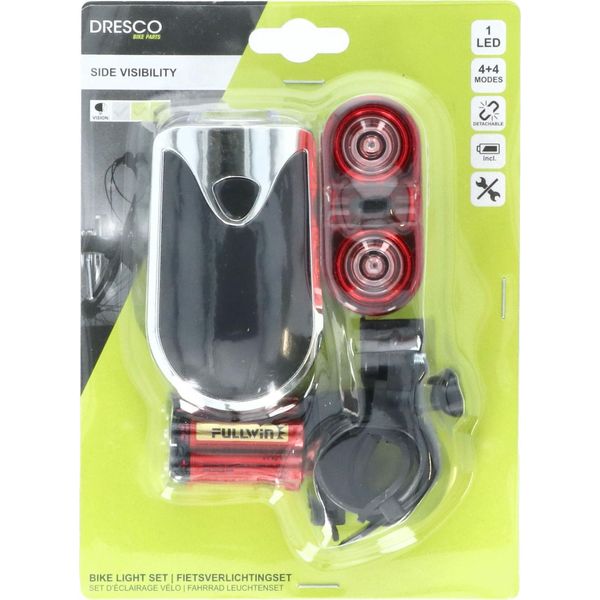 Set Di Illuminazione Moderne Batterie Led Rosso/Bianco/Nero-image