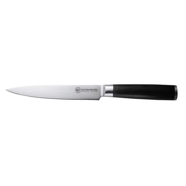 Coltello Da Affettare Carl Schmidt Sohn-Konstanz, Acciaio Vg 10, 18 Cm, Nero/Argento-image
