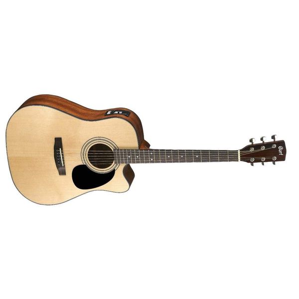 Chitarra Elettroacustica Dreadnought Naturale Cort AD880CE-image