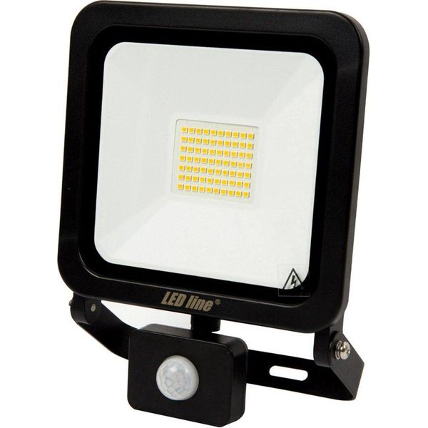 50W Led Photon IP65 Proiettore Proiettore Proiettore 6000K Bianco Freddo 6000Lm IP65 Impermeabile Illuminazione Esterna Con Rilevatore Di Movimento-image