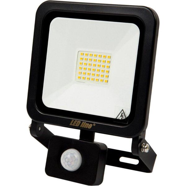 30W Led Photon IP65 Proiettore Proiettore Proiettore 6000K Bianco Freddo 2400Lm IP65 Impermeabile Illuminazione Esterna Proiettore Con Rilevatore Di Movimento-image
