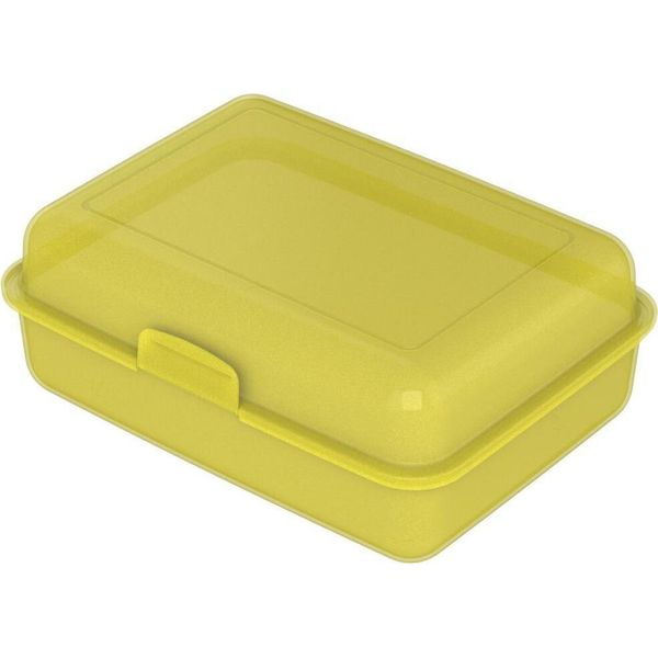 Scatola Per Il Pranzo "School-Box"" - Scatola Per Il Pranzo Senza Bpa Per Bambini E Adulti - Scatola Per Il Pranzo Resistente Per La Scuola, Il Lavoro E L'avventura, Germany - Giallo Pp Alla Moda"-image