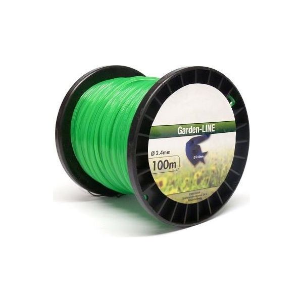 Filo Di Ricambio Verde 2,4 Mm X 100 Metri, Esagonale-image