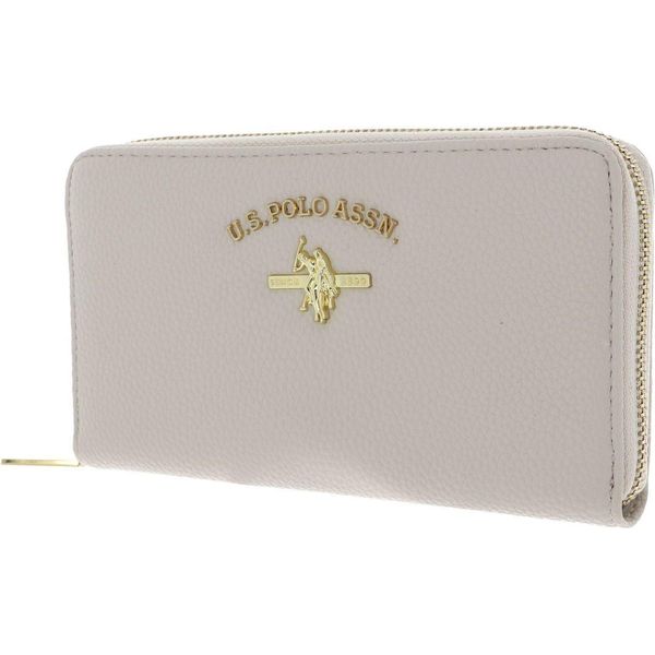 U.S. Polo Assn. Portafoglio Stanford Zip Around Wallet Cream-White Bianco-image