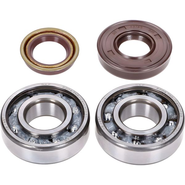 Set Cuscinetti Albero Motore Naraku Skf, Fkm Premium C4 Poliammide Per Minarelli Orizzontali, Verticali, Ac, Lc-image