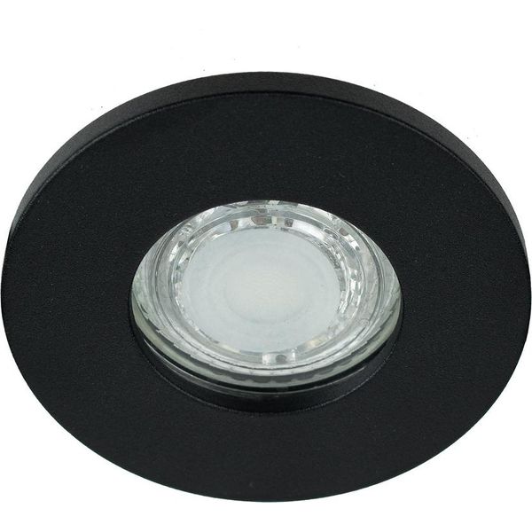 Lampada Da Incasso A Soffitto Faretto Da Incasso A Soffitto Opil Ov Black IP44 Nero Rotondo EDO777335 Edo-image