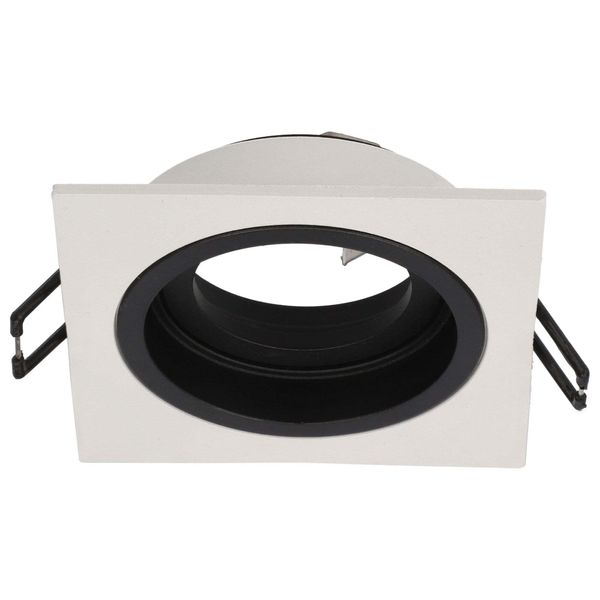 Lampada Da Incasso A Soffitto Faretto Da Incasso A Soffitto Tulid Sq Bianco IP20 Angolare Bianco EDO777449 Edo-image