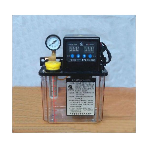 Pompa Oliatrice Automatica A Doppio Display Digitale Da 1,5L, Pompa Di Lubrificazione Elettrica, 6 Mm-image