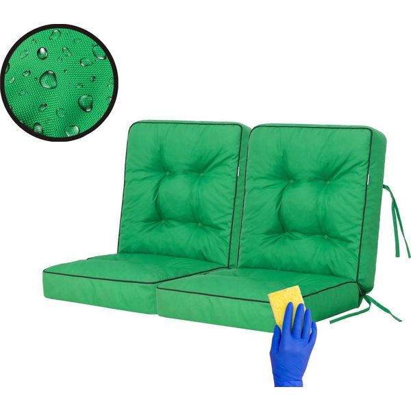 Hobbygarden Cuscino Per Altalena Venus Cuscino Per Panchina Cuscino Da Giardino Cuscini Per Altalena Cuscini Per Panchina Cuscini Per Altalena Hollywood Swing Bench Verde 120 Cm-image