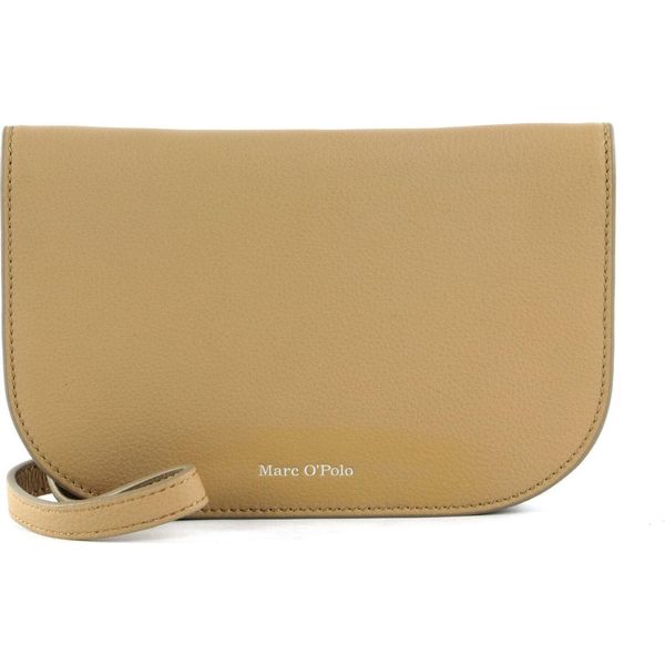 Marc O'polo Pelle Borsa A Tracolla Franzi Crossbody Bag Wheat Field Marrone Chiaro-image