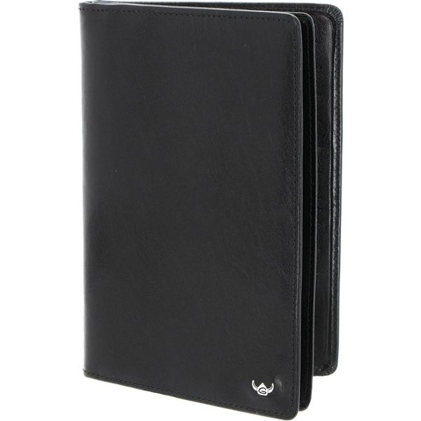 Golden Head Pelle Caso Di Identificazione Colorado Rfid Breast Pocket Wallet Black Nero-image