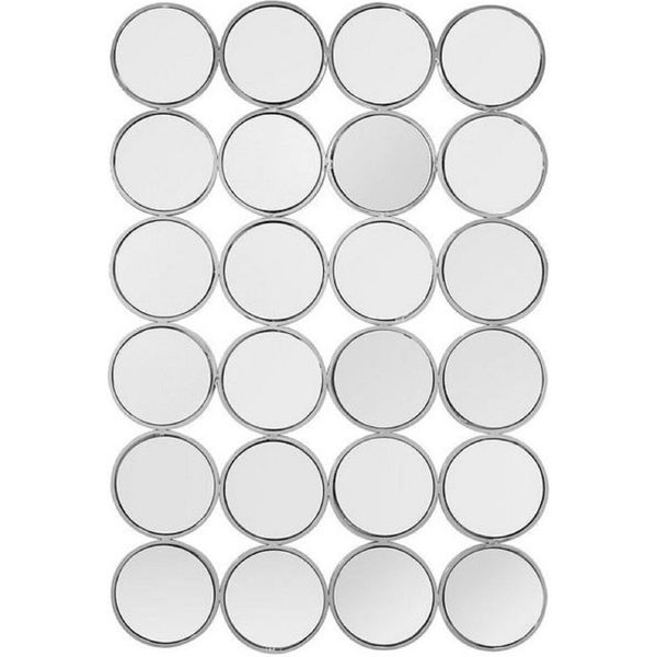 Casa Padrino Specchio Da Parete In Acciaio Inox Argento 80 X H. 120 Cm - Specchio Di Design - Luxury Collection-image