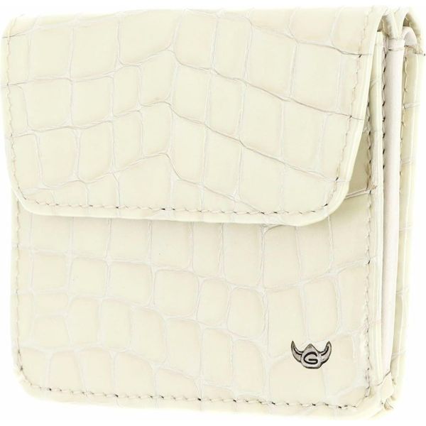 Golden Head Pelle Portafoglio Cayenne Rfid Protect Billfold Coin Wallet With Front Snap Closure Cream Avorio-image