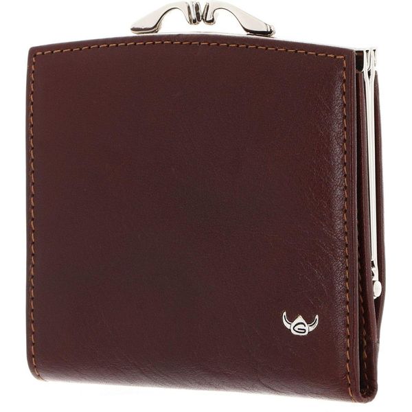 Golden Head Portafoglio Colorado Rfid Protect French Coin Purse Wallet Tobacco Marrone-image