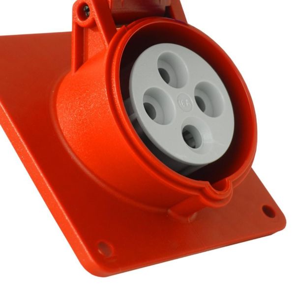 Presa Cee Da Incasso Angolata 400V 16A 4P 83X90 Mm 2064-image