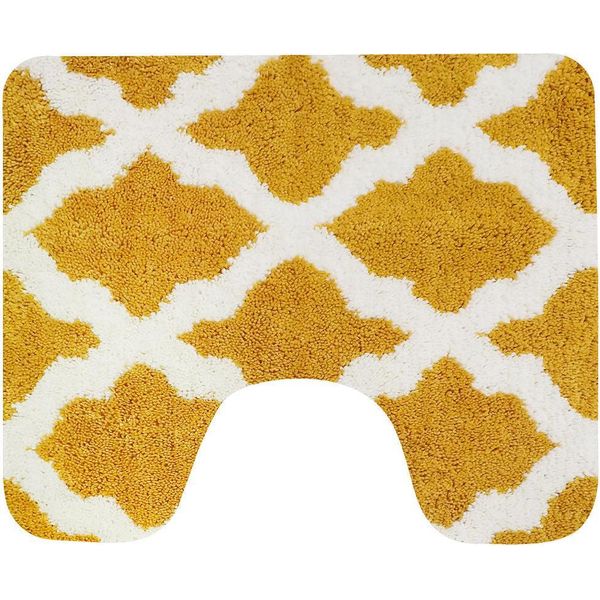Dutch House Toulon Toiletmat 60X50 Cm Oker/Wit-image