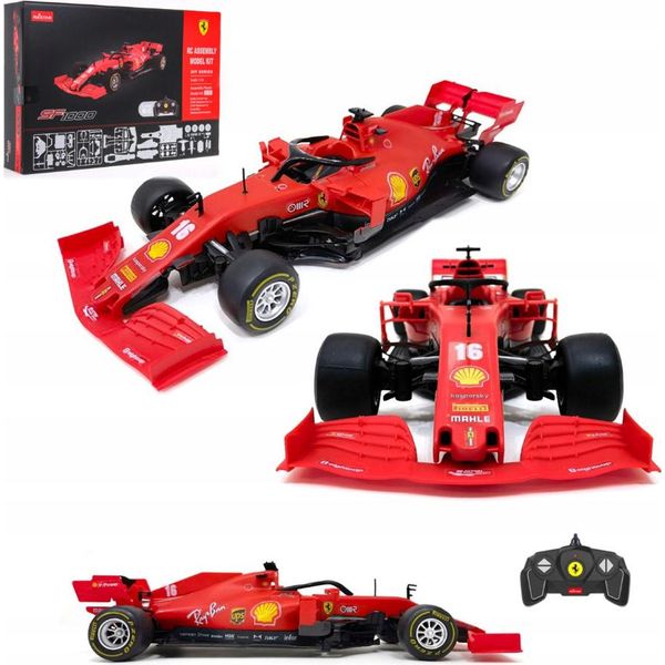 Auto Telecomandate Coil, Kit Di Modellini, Auto Telecomandate Per Bambini Con Telecomando, Ferrari Rc, Scala 1:16, Frequenza: 2,4 Ghz, Per Bambini A Partire Da 8 Anni, Rosso-image