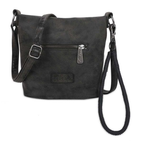 Fritzi Aus PreußEn Borsa A Tracolla Rub Iggi06 Cross Bag Black Idol Grigio Scuro-image