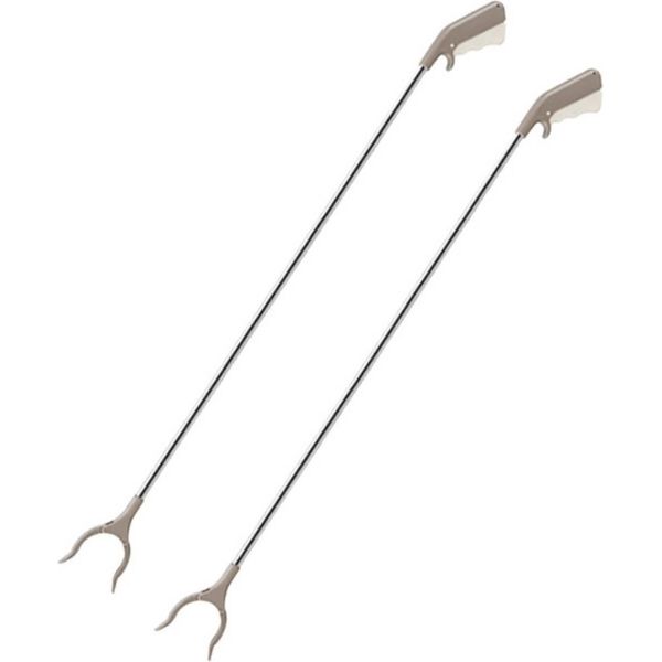 2X Pinze Di Presa Extra Lunghe Per Rifiuti | Ausilio Di Presa 100 Cm - Pinze Per Rifiuti In Acciaio Inox E Plastica Per Anziani | Pratico Raccoglitore Di Rifiuti | Pinza Per Mani - Raccoglitore Di Rifiuti | Braccio Di Presa | Robuste Pinze Per La Raccolta Dei Rifiuti-image