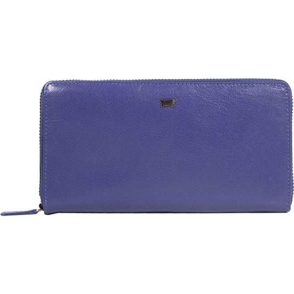Braun BüFfel Pelle Portafoglio Anna Rfid 16CS Zip Around Wallet Saphir Blu-image
