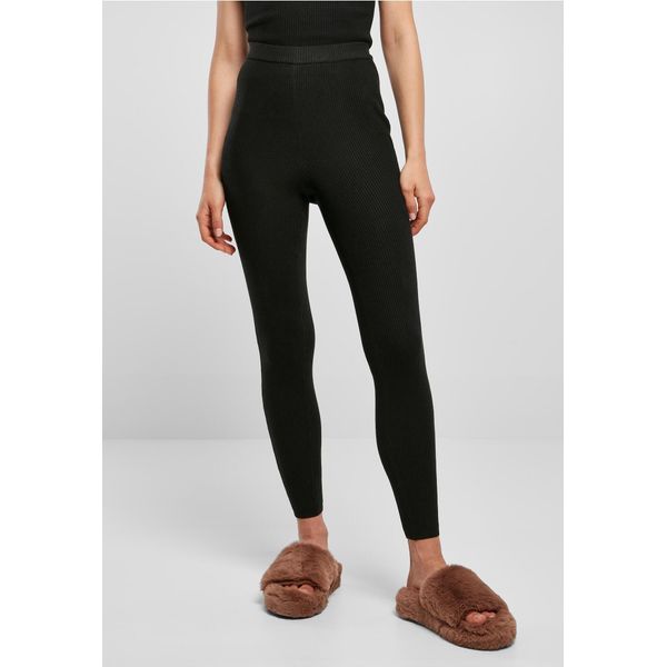 Urban Classics - Leggings A Costine Da Donna, Nero - 3XL-image