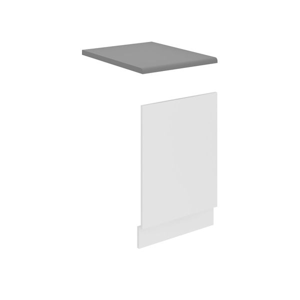 Pannello Frontale Belini Per Lavastoviglie Po. Pannello Frontale Per Lavastoviglie Largo 45 Cm. Pannello Frontale Per Lavastoviglie Senza Maniglia, Bianco Opaco-image