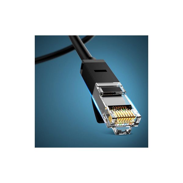 Ugreen 8M Cavo Di Rete Cavo Lan Piatto Cavo Internet Cavo Patchcord Ethernet Cat 6 RJ45 Utp 1000Mbp Nero-image