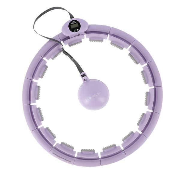 Massage Hula Hoop Hms HHW09 Con Pesi E Contatore Viola-image
