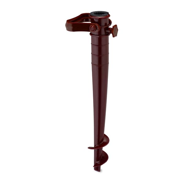 Relaxdays Tassello Rettificato Per Ombrellone Marrone, Plastica-image