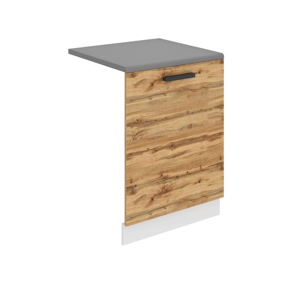 Pannello Frontale Belini Per Lavastoviglie Pz. Pannello Frontale Per Lavastoviglie Largo 60 Cm. Pannello Frontale Per Lavastoviglie Con Maniglia, Rovere Wotan-image
