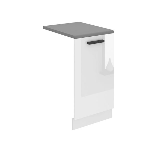 Pannello Frontale Belini Per Lavastoviglie Pz. Pannello Frontale Per Lavastoviglie Largo 45 Cm. Pannello Frontale Per Lavastoviglie Con Maniglia, Bianco Lucido-image