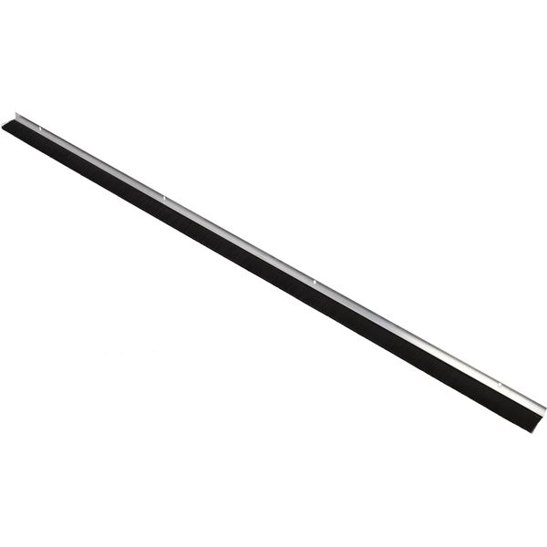 Kotarbau® Guarnizione Per Porte A Spazzola Con Spazzola Da 24 Mm Alluminio 1 Metro Lineare-image
