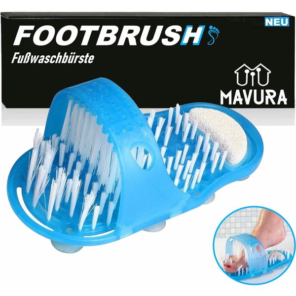 Footbrush Spazzola Lavaggio Piedi Doccia Spazzola Piedi Esfoliante Massaggio Piedi Pulizia Pietra Pomice-image