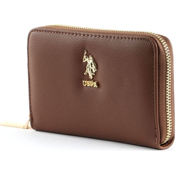 U.S. Polo Assn. Portafoglio New Jones Zip Around Wallet Brown Marrone-image