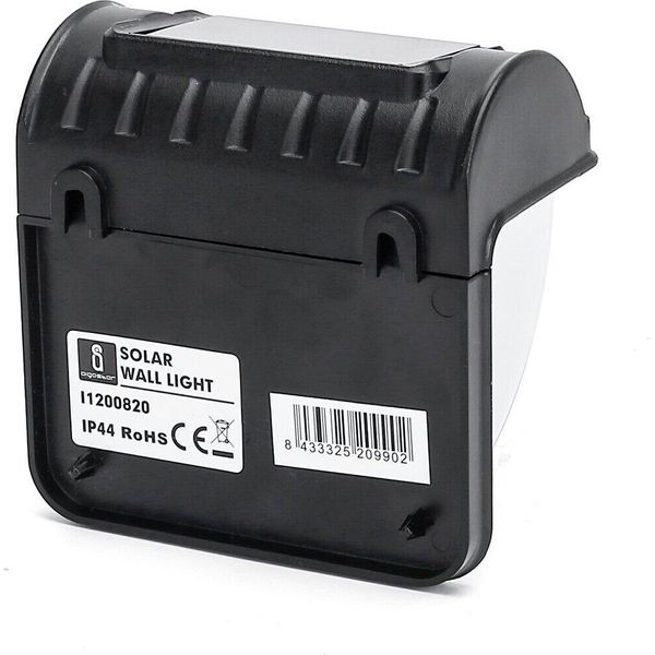 Sensore Solare Lampada Da Parete Lampada Da Parete 0,12W 3 Lumen 6500K Bianco Freddo Lampada Da Esterno Illuminazione Stradale Esterna IP44-image