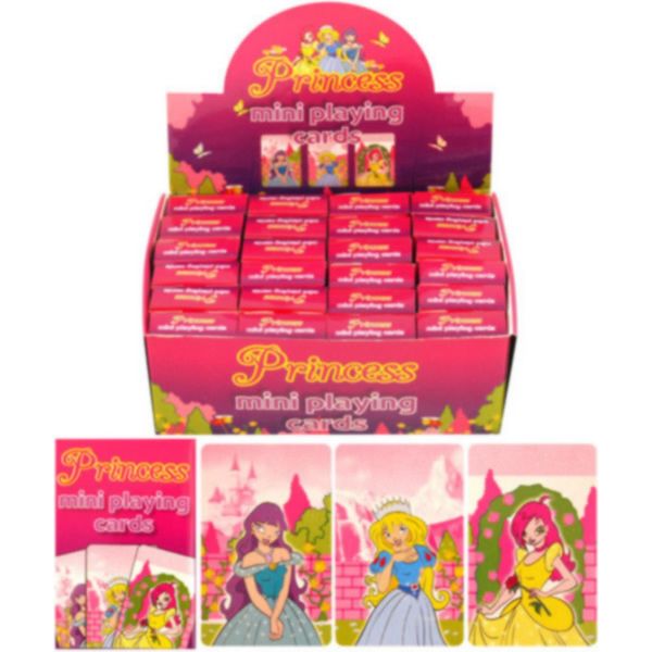 Mini Carte Da Gioco Per Bambini Henbrandt Con Disegno Di Principessa, Confezione Da 24 SG5483 (Taglia Unica) (Colorate)-image