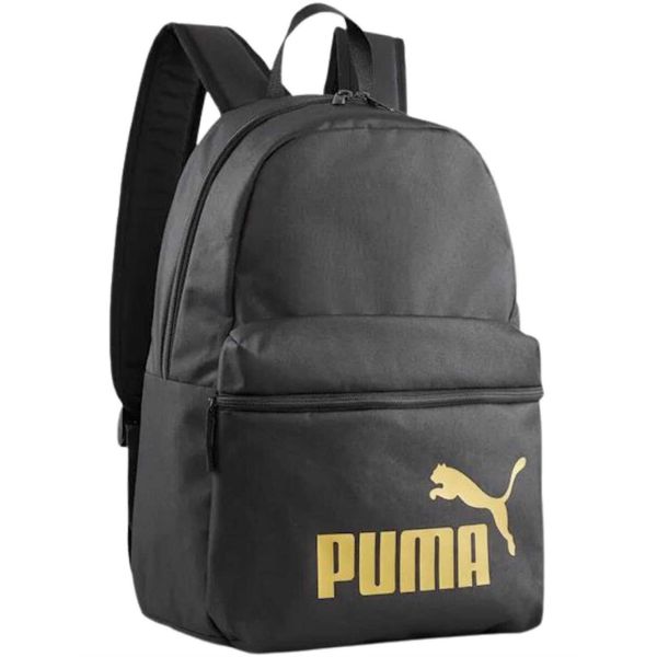 Puma Zaino Phase Backpack 22L Puma Black - Golden Logo Nero-image