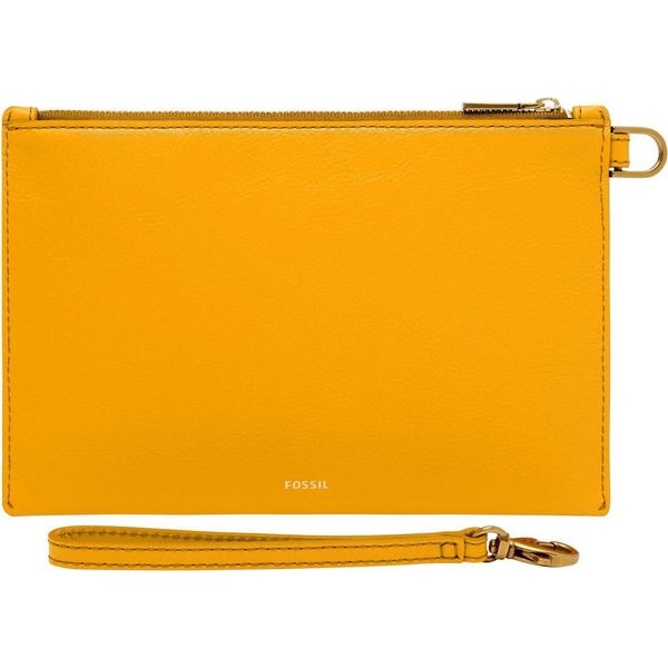 Fossil Borsa Da Polso Borsa Per Utensili Wristlet Golden Yellow Giallo Scuro-image