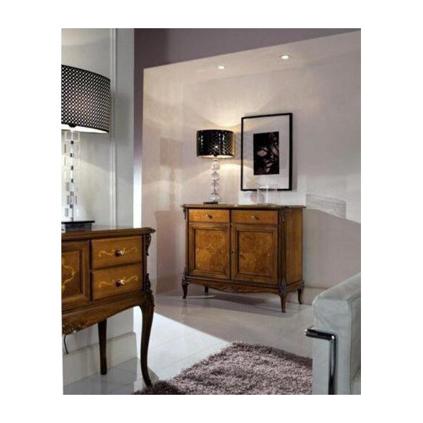 Cassettiera In Legno Massiccio 111 X 44 X 91 Cm Jvmoebel-image