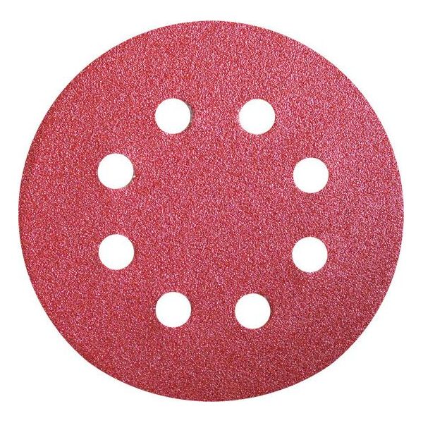 10X Fogli Abrasivi Per Levigatrice Ø 125 Mm 8-Fori Grana 120-image